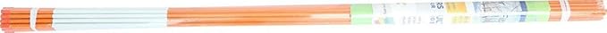 60-Inch Hollow Reflective Driveway Markers Driveway Poles for Easy Visibility at Night, 1/4Inch Diameter Orange, 20 Pack
