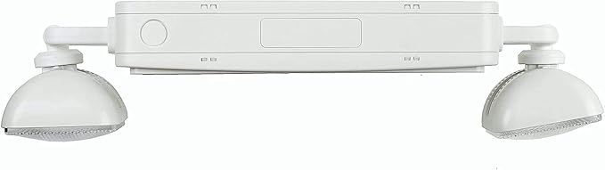 Double Sided LED Emergency EXIT Sign, Remote Capable, Two LED Flood Lights, Backup Battery, US Standard Red Letter, Commercial Grade, 120-277V, FireResistant(UL 94V-0) (1 Pack)