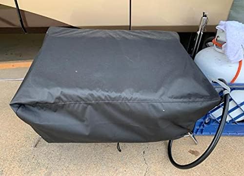 Heavy Duty Grill Cover Compatible with 1666 Blackstone 22inch Tabletop Griddle Without Hood, Also Compatible with Royal Gourmet PD1202S and Cuisinart CGG-501, Waterproof & Windproof