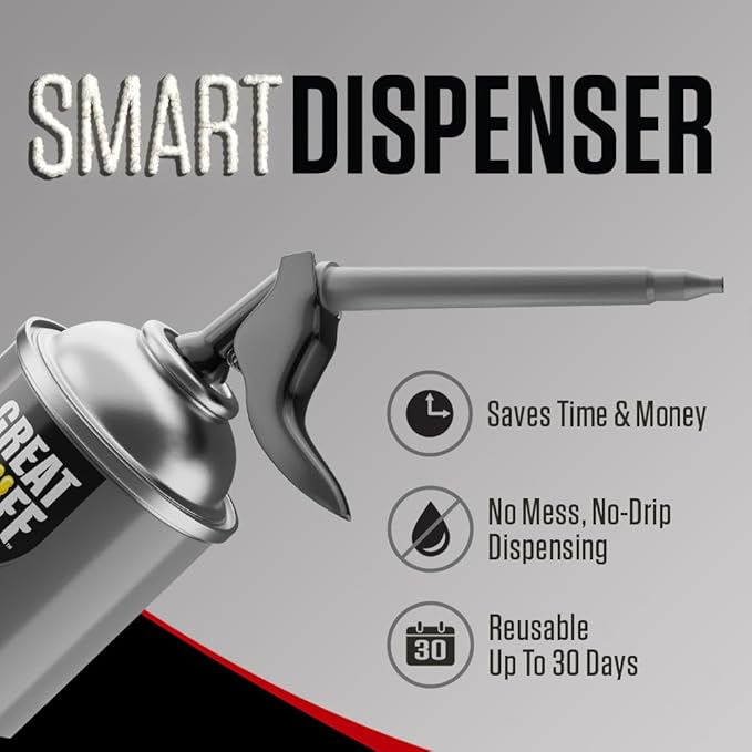 Great Stuff 99112876 Smart Dispenser Multipurpose Black, 12 Oz.