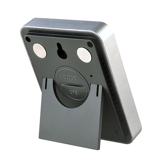 LABO Muli-Functional Digital Thermometer Hygrometer Large Display Digital Hygrometer Black Silver