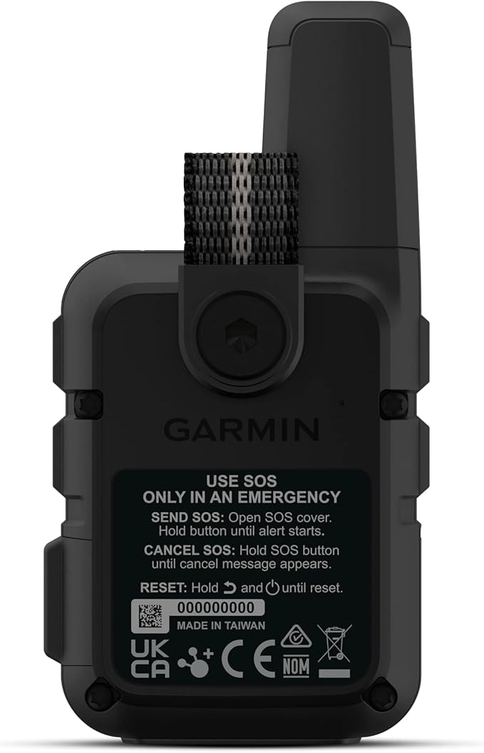 Garmin inReach Mini 2 Compact Satellite Communicator, Lightweight Rugged Design, Portable Handheld GPS for Hiking, Text Messaging Device Bundle with Accessories (Black)