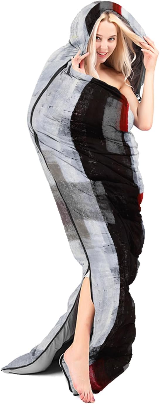 Sleeping Bags for Adults and Kids Backpacking Camping Sleeping Bags for Girls and Boys Lightweight Waterproof Cold/Warm 3-Season