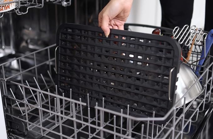 Indoor Smokeless Grill, Techwood 1500W Electric Indoor Grill with Tempered Glass Lid, Portable Non-stick BBQ Korean Grill, Turbo Smoke Extractor Technology, Drip Tray& Double Removable Plate, Black