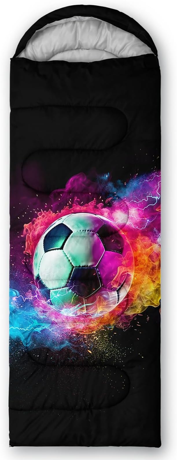 QOOMO Camping Sleeping Bags,3 Season Warm & Cool Weather,Lightweight,Waterproof Sleeping Bags for Adults & Kids,Traveling,and Outdoors,Camping Gear Equipment