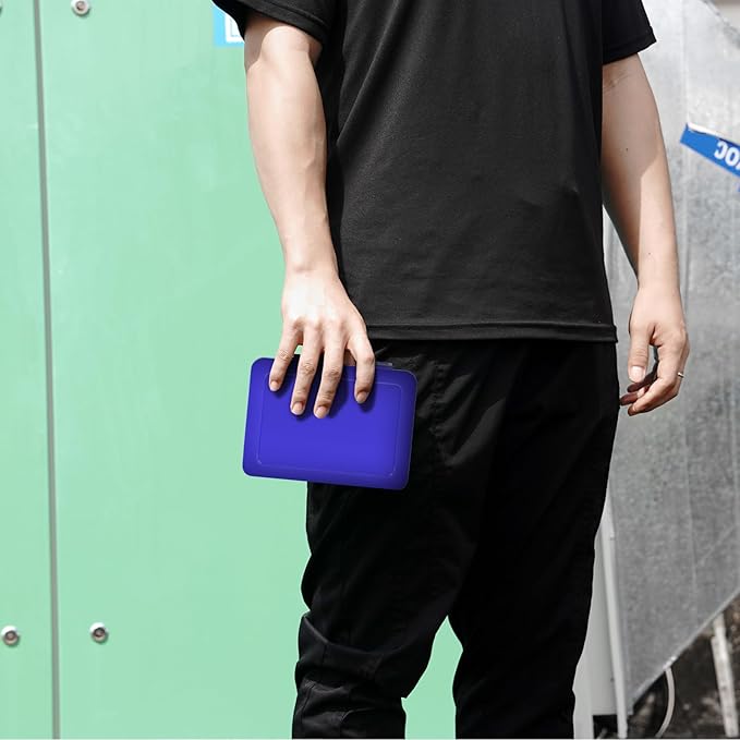 FULLCASE Battery Storage Organizer Holder Holds 54 AA AAA Batteries, Box Cases Garage Container, Home Drawer Organization Dispenser (Case Only) Blue