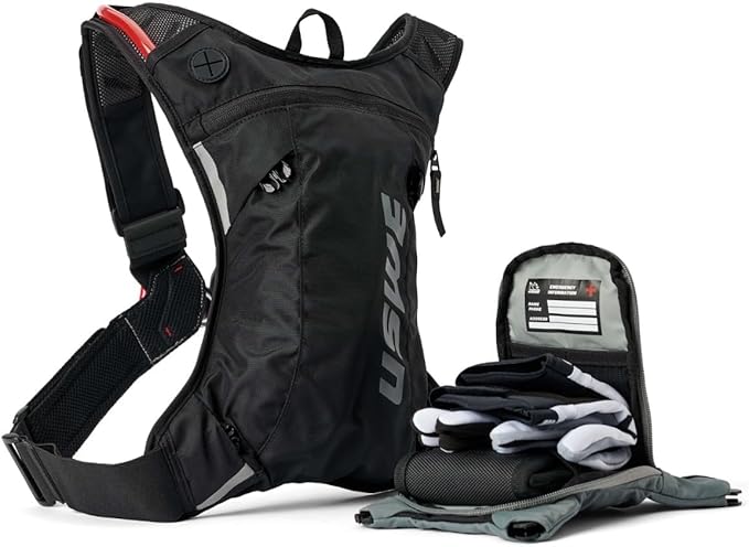 USWE Outlander Hydration Pack with Water Bladder, Hydration Backpack - Backpack for Cycling, MTB, Trail Running & More