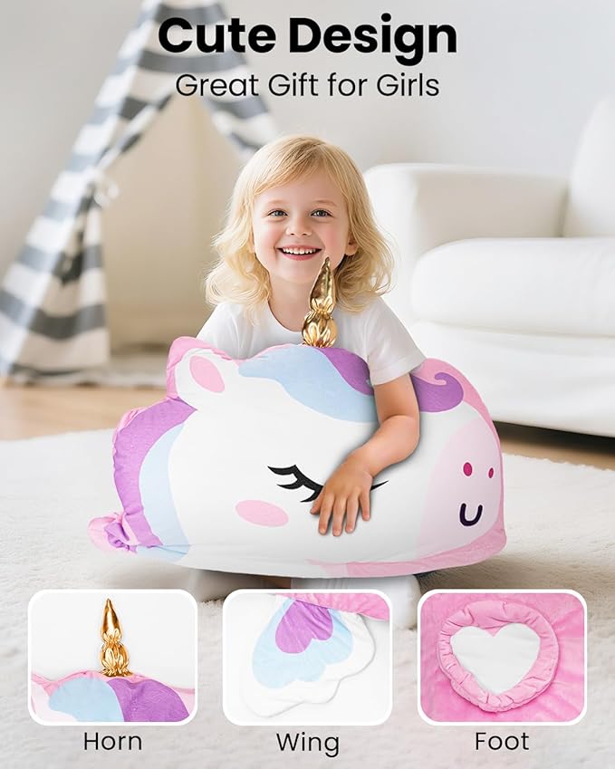 Primlect Kids Sleeping Bag with Pillow, Larger Toddler Nap Mat, Plush Slumber Bag for Boys Girls Daycare Preschool Kindergarten Birthday Gift Travel Sleepover Ages 3-6 Years