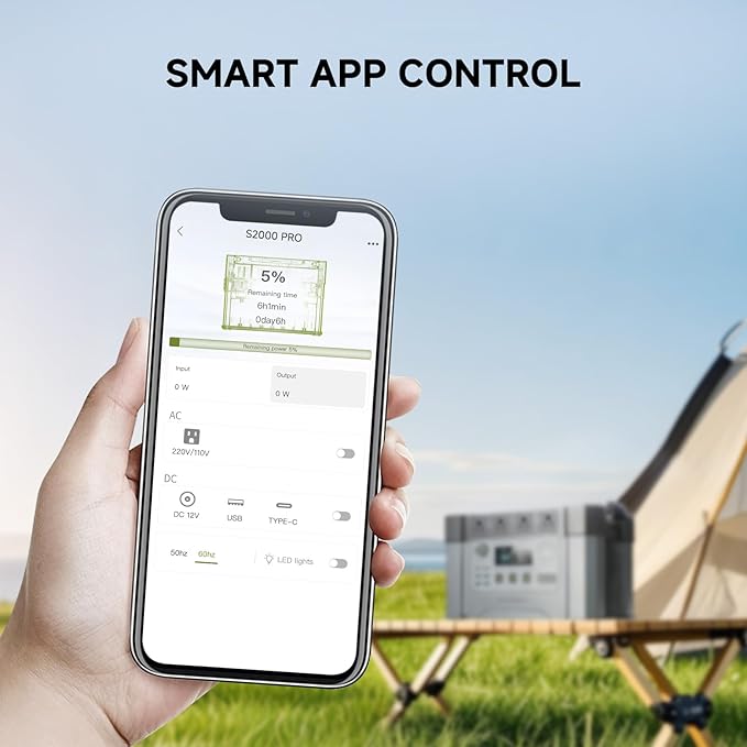 ALLPOWERS 2000w Portable Power Station, 1500Wh/2000w Solar Generator, with 2 Pack SP027 100W Foldable Solar Panel, Solar Power Bank for 11 Devices, for Outdoor Camping, Traveling, Emergencies