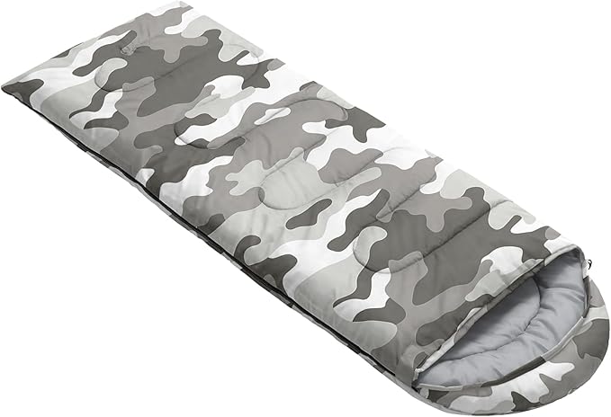 Sleeping Bags for Adults and Kids Backpacking Camping Sleeping Bags for Girls and Boys Lightweight Waterproof Cold/Warm Sleeping Bag for All Season