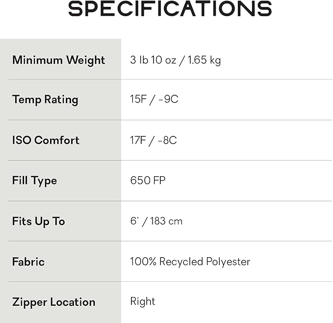 NEMO Equipment Disco Men's & Women's Endless Promise Down Sleeping Bag