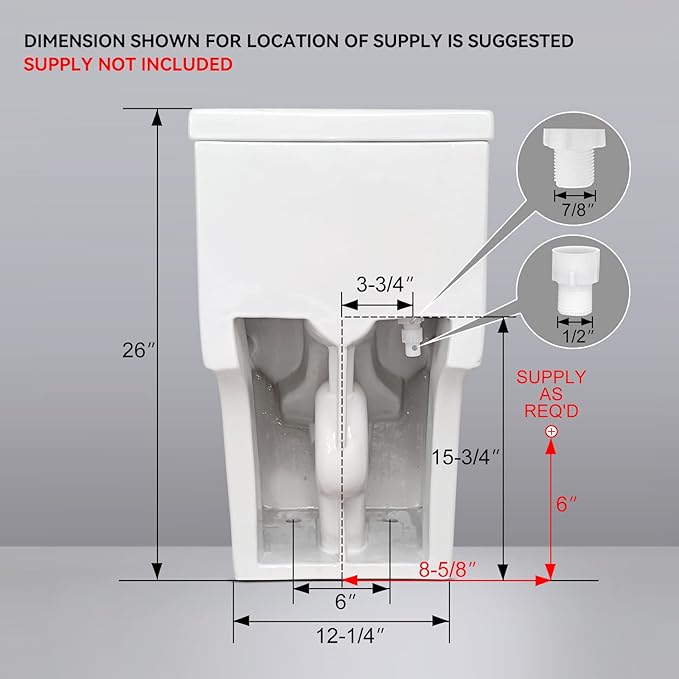 HOROW T0338WG One Piece Toilet with Gold Button, Elongated Toilet with Comfort Seat Height, ADA Chair Height 17.3", Dual Flush 0.8/1.28 GPF & MAP 1000g, Standard White Toilet Bowl, Gold Tank Button