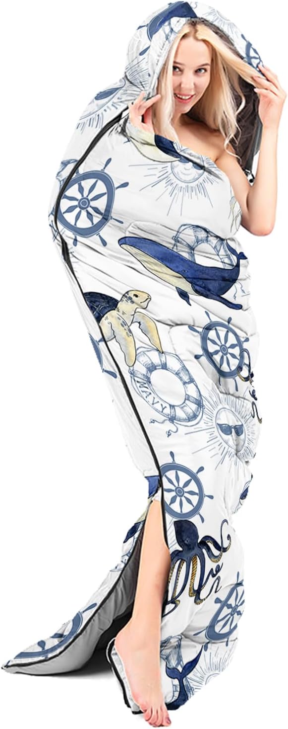 CVHOUSE Camping Sleeping Bags,3 Season Warm & Cool Weather,Lightweight,Waterproof Sleeping Bags for Adults & Kids,Traveling,and Outdoors,Camping Gear Equipment