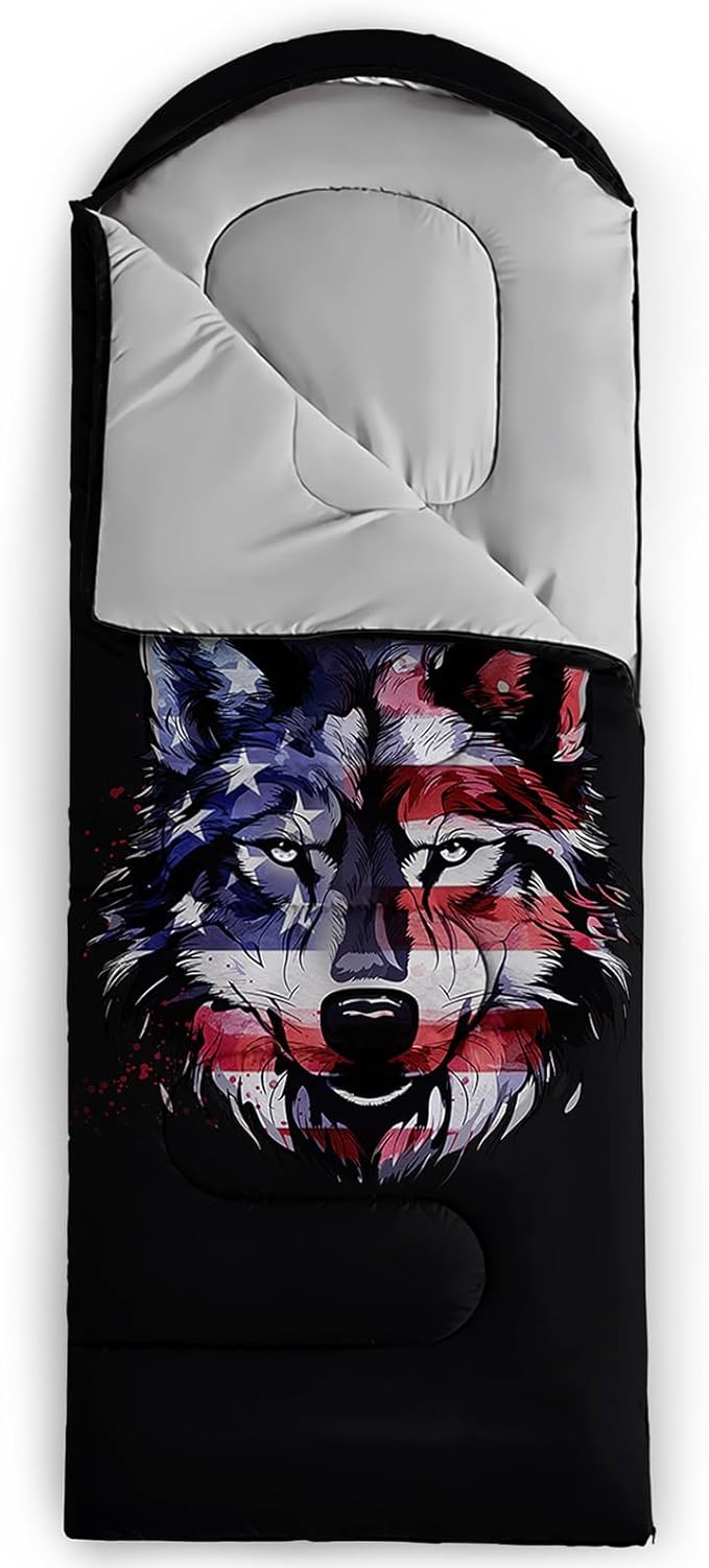 Axolotl Blue Gamepad Sleeping Bag,Waterproof Lightweight Gaming Sleeping Bag Game Console Camping Bag for Boys Teens,Warm and Cool Weather Green Portable Sleeping Bag for Camping Outdoor Indoor