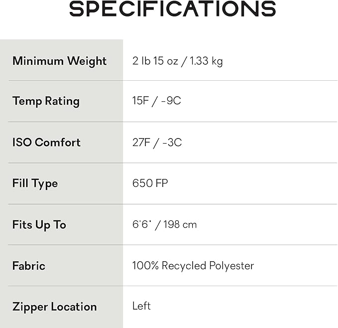 NEMO Equipment Disco Men's & Women's Endless Promise Down Sleeping Bag