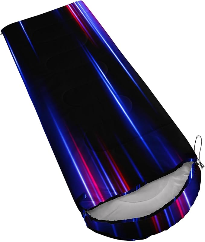 QOOMO Camping Sleeping Bags,3 Season Warm & Cool Weather,Lightweight,Waterproof Sleeping Bags for Adults & Kids,Traveling,and Outdoors,Camping Gear Equipment