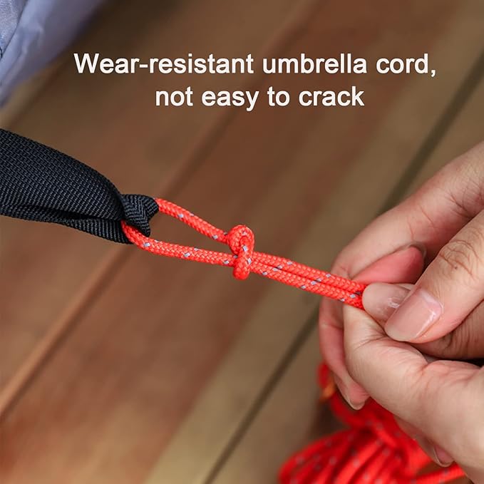 16.4ft 6 Pack 4mm Guy Lines Ultralight Tent Cords with Aluminum Adjuster Tensioner Outdoor Camping Guylines Ropes for Tent Tarp,Climbing,Hiking Backpacking (Yellow)