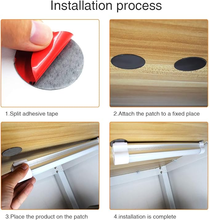 LETOUR LED Tube Magnetic Light Work Lights 6000Lumens 10400mAh 5 Lighting Options Camping Lantern USB Rechargeable Portable Battery Powered Lights with 2 Magnets Endurance for 80 Hours