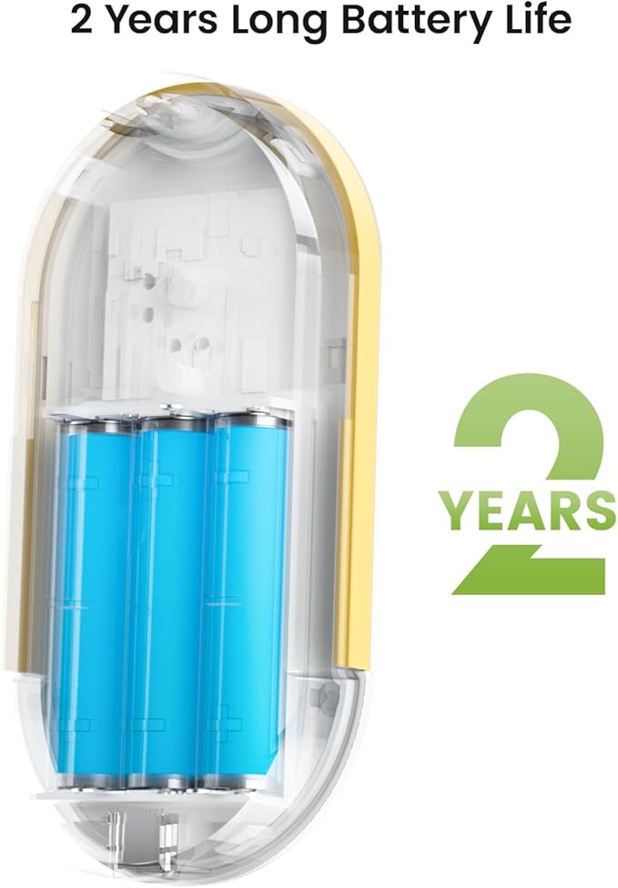 WiFi Remote Thermometer Freezer Alarm, 1/3 Mile Long Range, with IP67 Waterproof Probe, App Email Alert, with Digital Monitor Hub, 2 Smart Temperature Sensors for Hot Tub, Pool, RV, Pet Cage