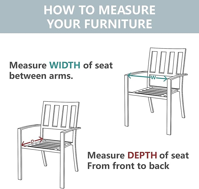 LVTXIII Patio Chair Cushions 22"x22"x3", Water-Repellent Outdoor Seat Cushions for Patio Furniture, Square Chair Pads with Ties for Home Garden Decoration, Set of 2, Damask Red