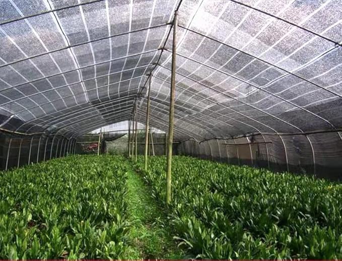 10 x 20 FT Black Shade Cloth with Grommets, 90% Garden Shade Mesh Tarpfor Plants Greenhouse Garage Pools