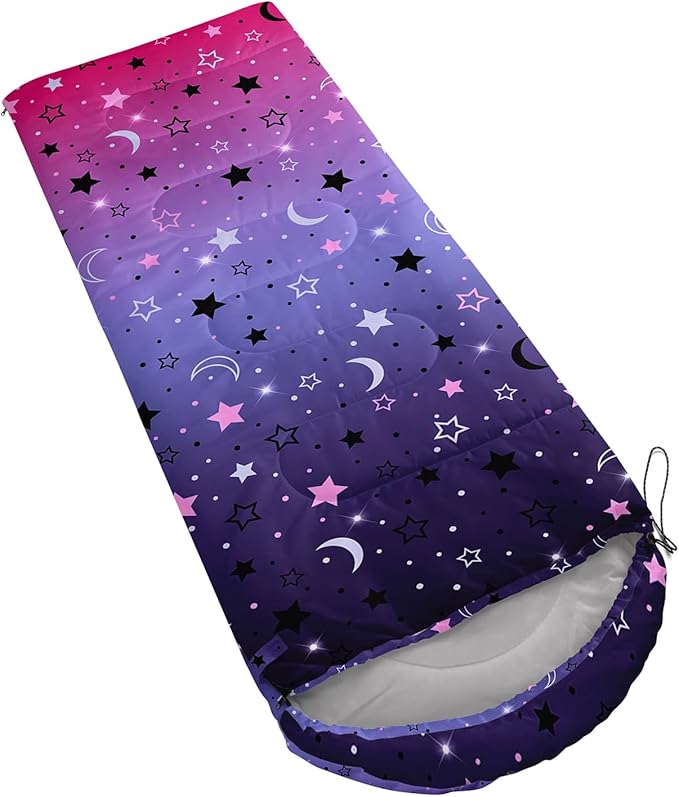 QOOMO Camping Sleeping Bags,3 Season Warm & Cool Weather,Lightweight,Waterproof Sleeping Bags for Adults & Kids,Traveling,and Outdoors,Camping Gear Equipment