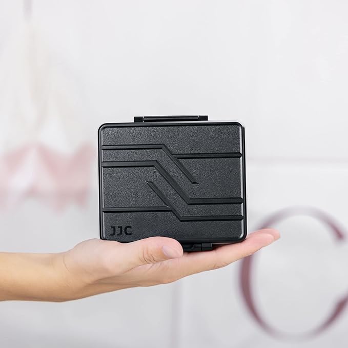 JJC 44 Slots AAA Triple A Battery Case Holder with Removable Battery Tester, Water-Resistant & Shockproof AAA Battery Storage Box Organizer