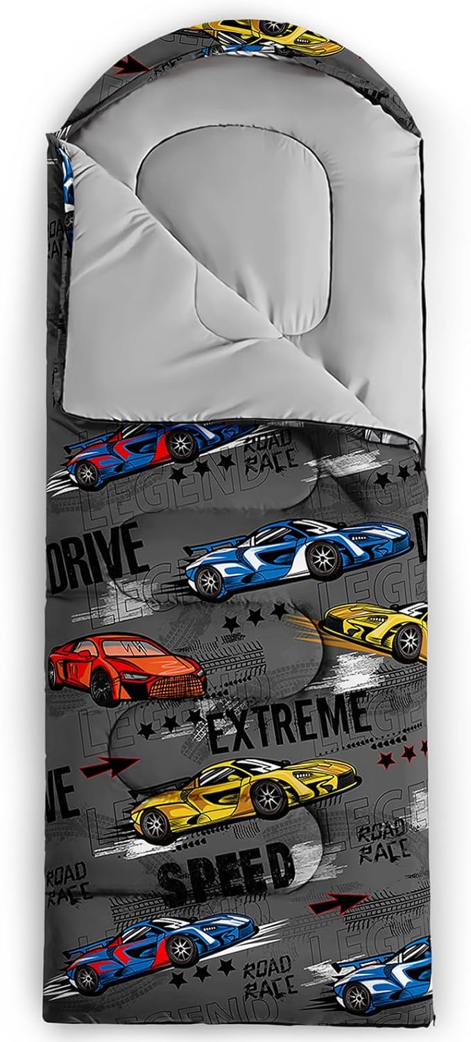 Print sleeping bag,sleeping bags,Outdoor Camping Sleeping Bag,Suitable For Children Boys And Girls Portable,Waterproof,Compact And Lightweight,Great For Outdoor Camping,Backpacking And Hiking