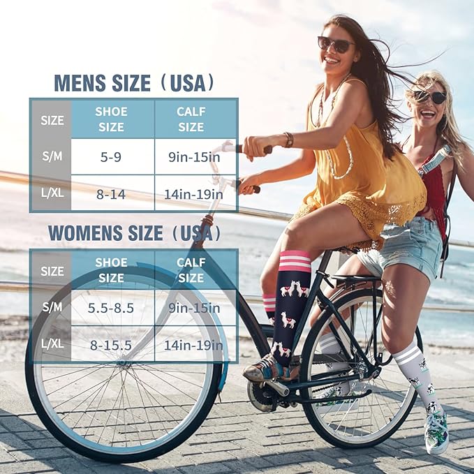 6 Pack Copper Compression Socks for Women and Men Circulation-Best Support for Medical, Running,Nursing,Athletic