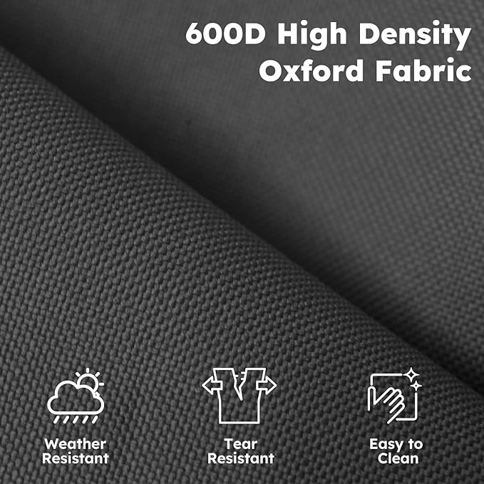 Oversized Folding Camping Chairs - 450 LBS Support Heavy Duty Camp Chair with Padded Cushion, Portable Outside Chairs with Carry Bag,Cooler, Cup Holder for Outdoor, Lawn, Sports - Red