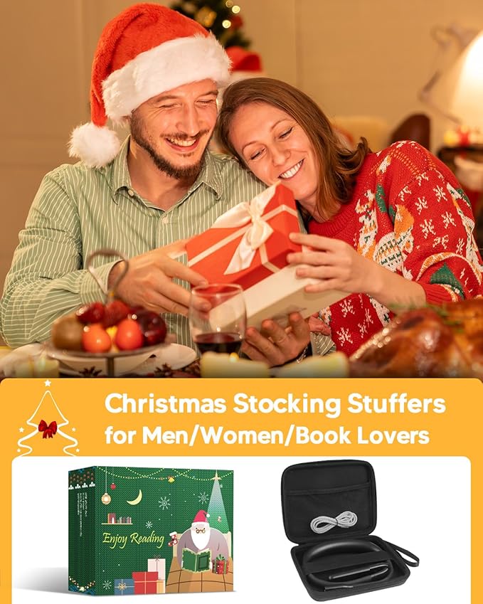 Book Light with EVA Case: Eye Caring 3 Color Dimmable Neck Reading Light, Bendable Neck Lamp with Power Display/Timer, Rechargeable Reading Lamp Knitting Crochet Accessories Sewing Craft Light