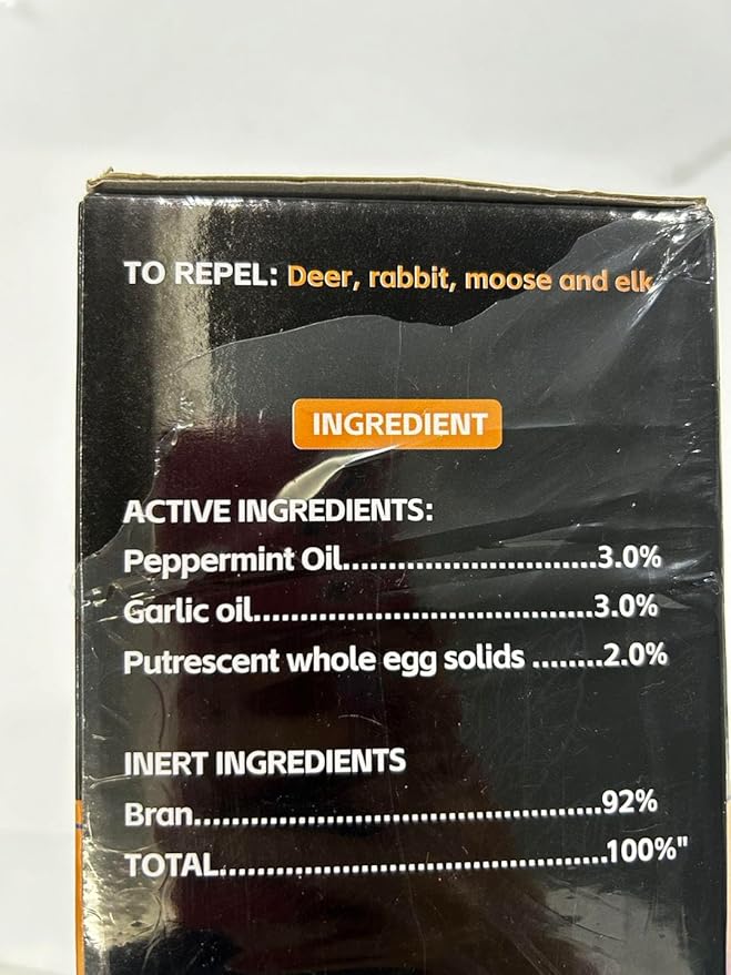 24 Pack Deer Rabbit Repellent Outdoor - Powerful Peppermint Oil Deer Repellent Balls, Natural Bunny Deer Deterrent for Trees Plants Garden Lawn Yard, Deer Repellant Keep from Eating Flowers, Pet Safe