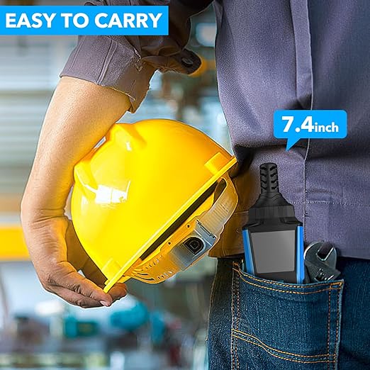 Temperature Humidity Meter, High Precision Digital Hygrometer with Ambient, Dew Point, Wet Bulb Temperature for Indoor Outdoor, Thermometer with Min/Max, Data Hold, LCD Backlight, TH11