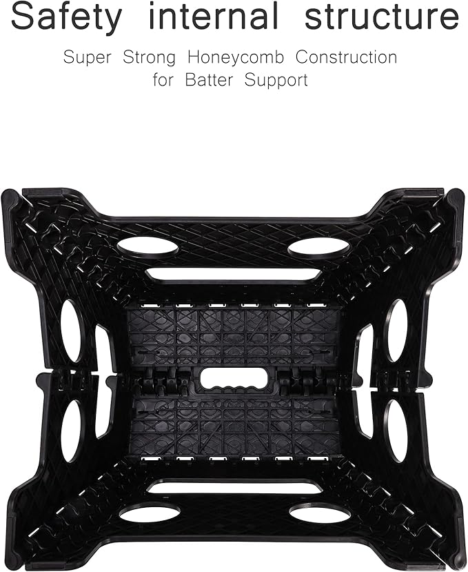 ACKO Folding Step Stool 13 inch Heavy Duty Plastic Foldable Step Stool for Kids and Adults, Small Collapsible Fold Up Stepping Stool 1 Pack