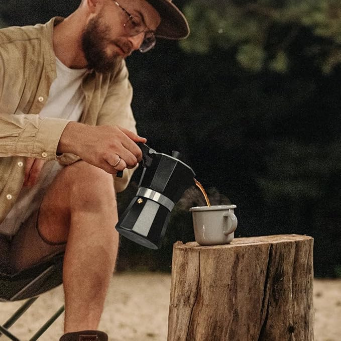 wedrink Stovetop Espresso Maker Moka Pot 9 Espresso Cup-15.2OZ Cuban Coffee Maker Stove top Coffee Maker Moka Italian Espresso