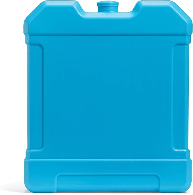 Cool Coolers by Fit + Fresh, XL Cooler Ice Block, Large and Powerful Ice Pack, Perfect for Insulated Cooler, Beach Bag, Backpack Cooler & Travel, 1PK, Blue