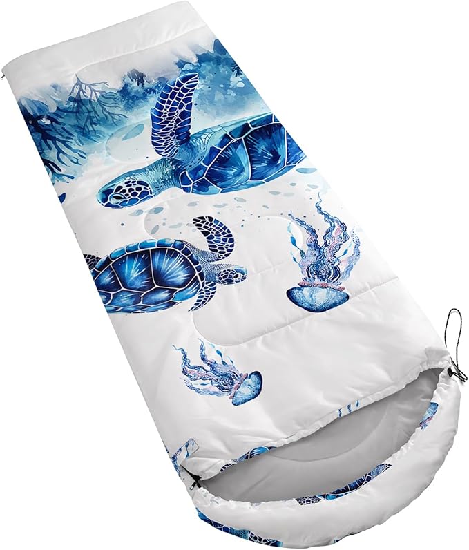 QOOMO Camping Sleeping Bags,3 Season Warm & Cool Weather,Lightweight,Waterproof Sleeping Bags for Adults & Kids,Traveling,and Outdoors,Camping Gear Equipment