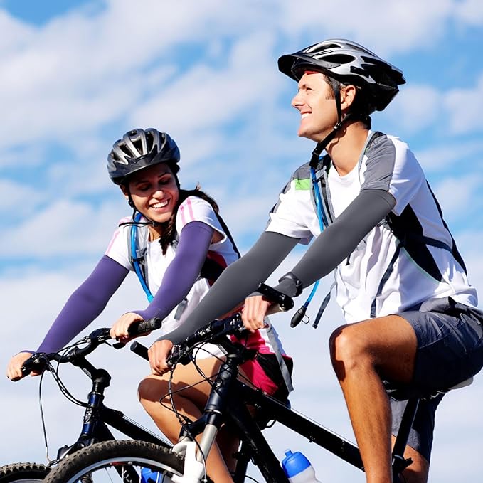 GOUNOD Gardening Sleeves to Cover Arms for Women with Thumb Holes-Sun Protection SPF Cooling Driving UV Blocking