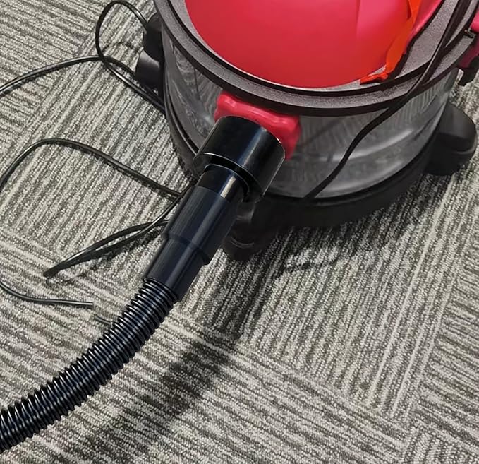 Dust Collection Hose Kit with 2 Fittings and Reducer Connects 2-1/2" and 2-1/4" ID for Woodworking Power Tools Home and Wet/Dry Shop Vacuums