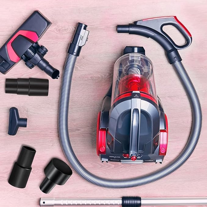 10PCS Universal Vacuum Attachments Kit Wet Dry Plastic Vacuum Hose Adapter 1-1/4" Vacuum Cleaners Accessories with Horse Hair Brush Flexible Crevice Tool Adapter for Shop Vac Accessories