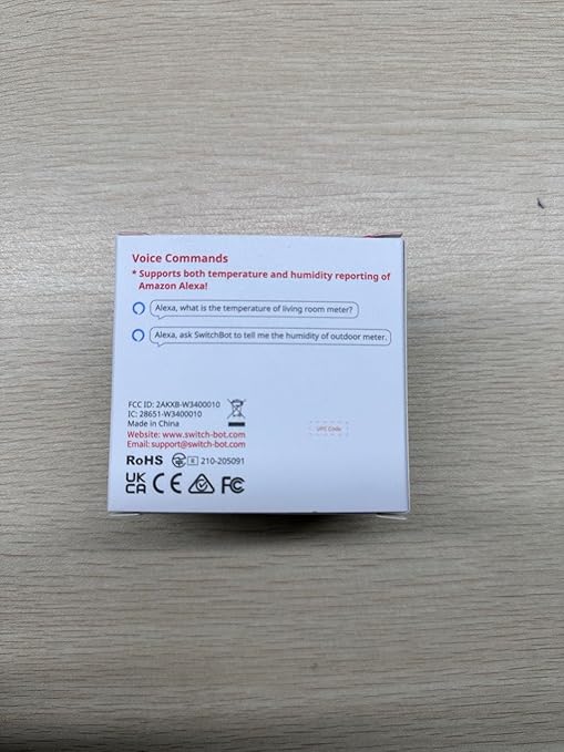 SwitchBot IP65 Indoor Outdoor Hygrometer Thermometer Wireless 3Packs, 394ft Bluetooth Range, Refrigerator Thermometer, Dewpoint/VPD/Absolute Humidity Sensor, 2-Year Battery Life, Free Data Storage