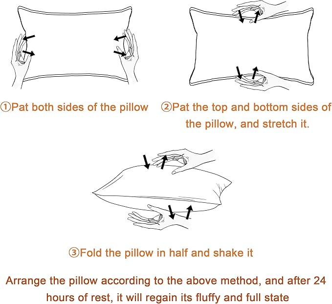 BEDSUM 2 Pack Tiny Pillows, 11"x7" Microfiber Mini Pillows for Travel, Pets, Soft and Machine Washable Small Pillows for Neck, Wrist, and Knee Comfort, White