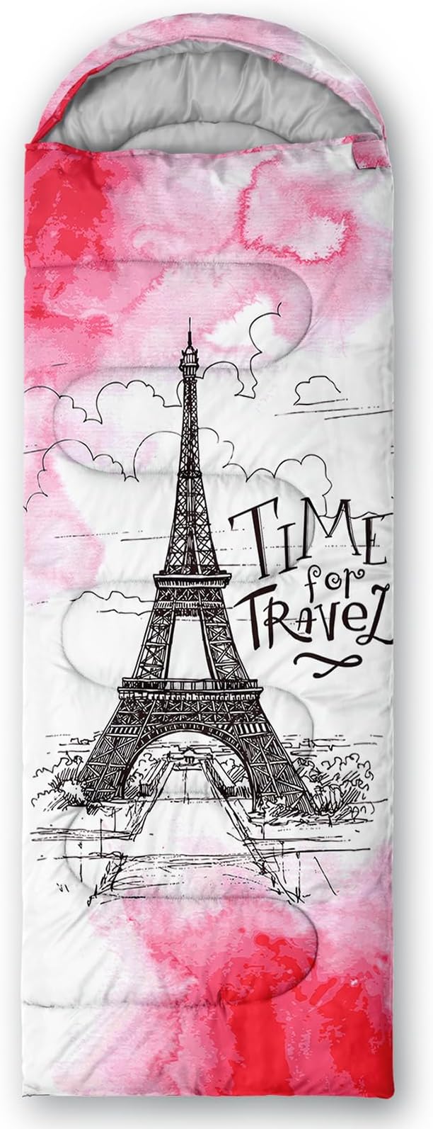 QOOMO Camping Sleeping Bags,3 Season Warm & Cool Weather,Lightweight,Waterproof Sleeping Bags for Adults & Kids,Traveling,and Outdoors,Camping Gear Equipment