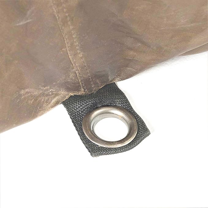 CLAM Pop Up Screen Tent, Outdoor Camping Gazebo Canopy, Traveler, 6' x 6', Brown