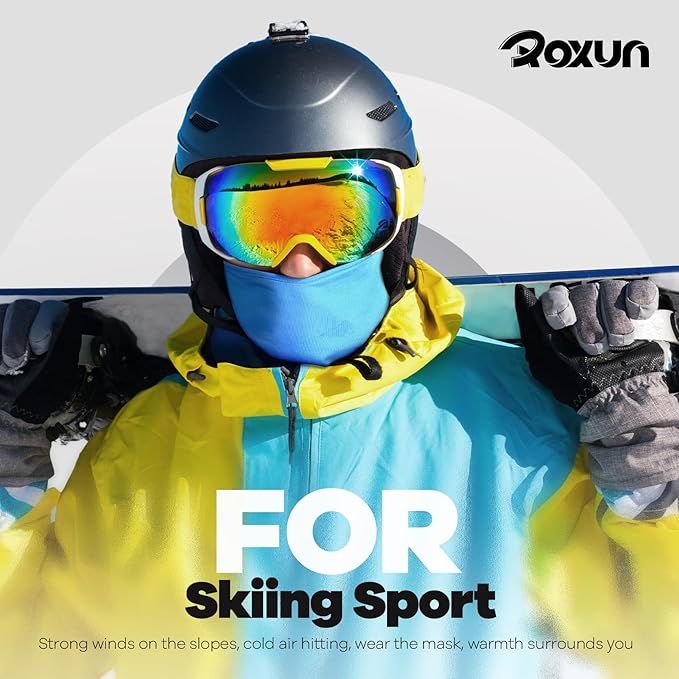 Ski Mask Balaclava Shiesty, 2 Pack Neck Gaiter Motorcycle UV Protector Cooling for Men/Women