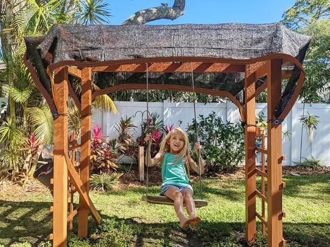 Shade Cloth - for Plants Greenhouse, 70% Sunblock Shade Sails -for Outdoor Garden Pergola Patio Lawn Sun Protection Neting Cover for Kennel Chicken Coop Easier to Hang Plant Cover