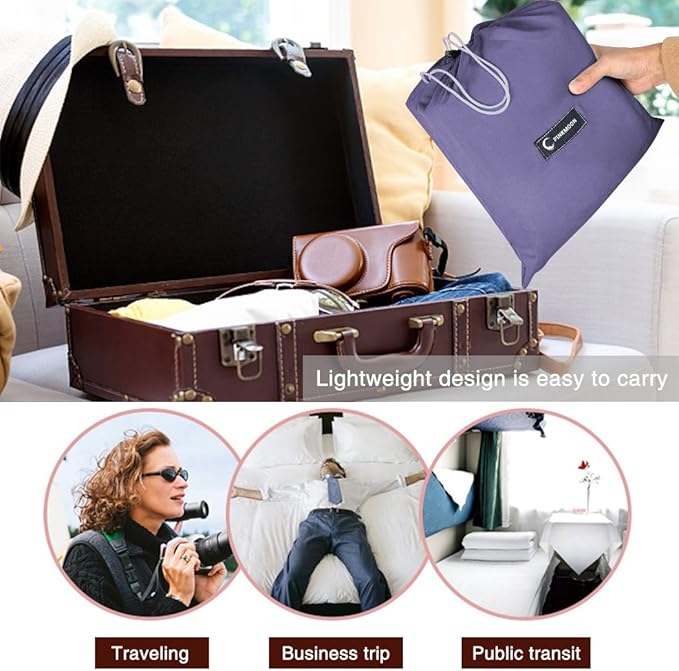 Sleeping Bag Liners Lightweight Travel Camping Sheet Sleep Bag Liner Adults Lightweight Warm Weather Hotel Compact Portable Sleeping Sack Indoor Outdoor Hostels Traveling Backpacking Hiking Blankets