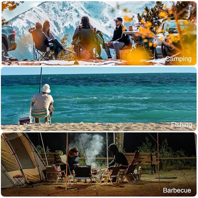 2 Pcs Animal Pattern Camping Chair,Folding Backpacking Lightweight Beach Chair w/Cup Holder,Side Pocket,Carry Bag,Portable Adults Lawn Chair for Family Outdoor,Hiking,Parties,Rhinoceros