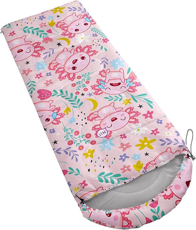 QOOMO Camping Sleeping Bags,3 Season Warm & Cool Weather,Lightweight,Waterproof Sleeping Bags for Adults & Kids,Traveling,and Outdoors,Camping Gear Equipment