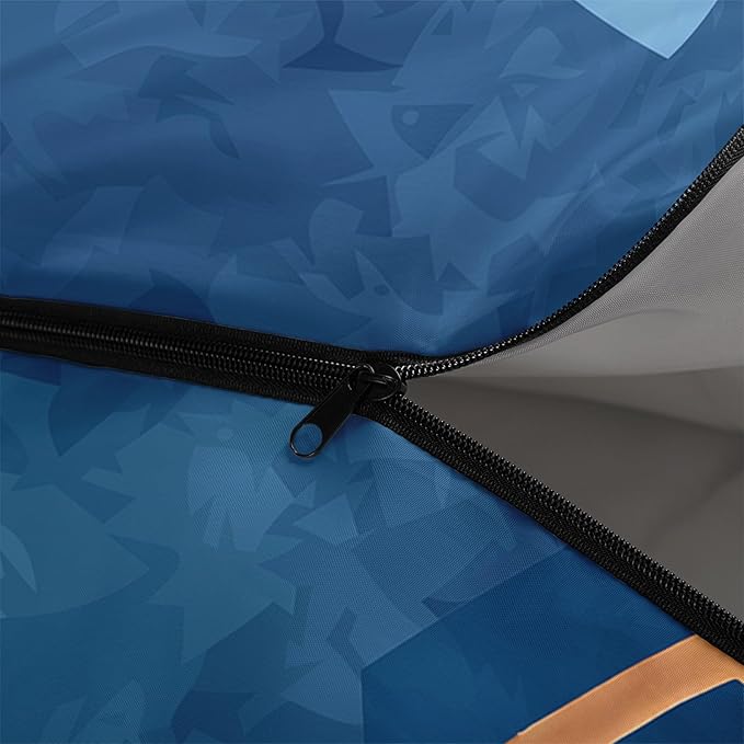 Kids Sleeping Bag for Boys Girls,3D Basketball Print-Lightweight Warm Portable Outdoor Indoor-Waterproof Cold Weather Resistant Sleeping Bag for Camping Hiking